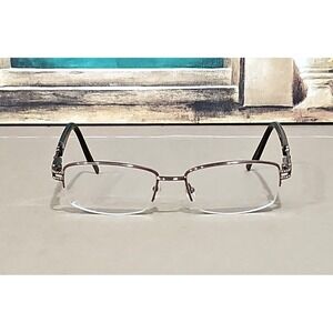 Avalon AV5012‎ Eyeglasses Frame Half Rim Rectangular Brown 53 17 135mm